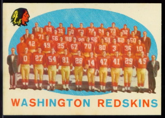 91 Redskins Team Card
